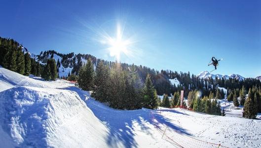visitors. In addition to skiing and cross-border ski pistes of all levels, the ski area is dotted with facilities where visitors can perfect or try-out their chosen discipline.
