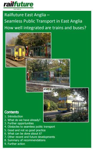 WHAT HAS RAILFUTURE DONE? In February 2017 Railfuture published a report Seamless Public Transport in, which asked the question: How well integrated are trains and buses? https://www.railfuture.org.