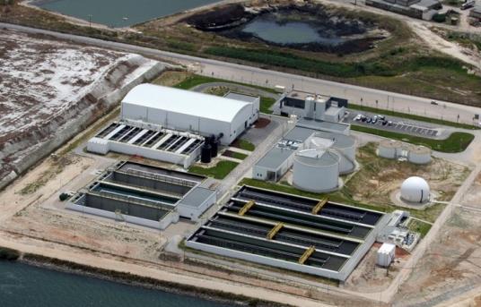 treatment stations Simarsul WWTP in Barreiro/ Moita (Portugal) 2010 7 million
