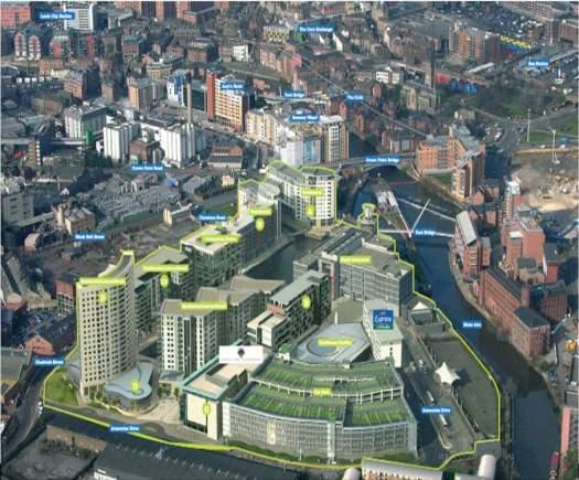 Clarence Dock The vision A new waterside destination for Leeds Latest master plan 1,124 units (circa 2,500 residents) 24,000m 2 of commercial 9,300m 2 of offices 4,600m 2 of leisure,