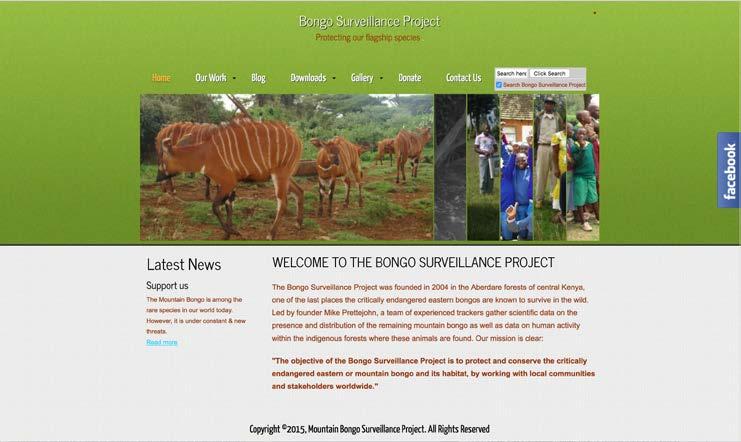 Bongo Surveillance Project Partners The objective of the Bongo Surveillance Project is to protect and conserve the Critically Endangered eastern or mountain bongo and its habitat, by working with