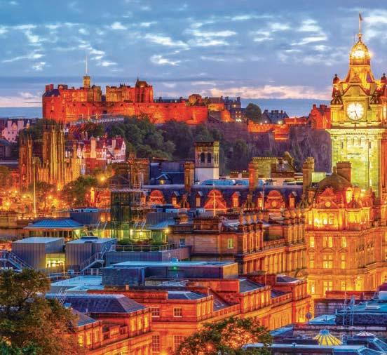 UK BY RAIL 10 DAYS 12 MEALS FROM $ 2599 CULTURAL EXPERIENCES Explore Castle Howard, one of England s most magnificent estates. Tour Edinburgh Castle, home of the Scottish Crown Jewels.