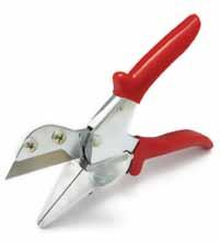 Knives & Blades 23 MBS060 MITRE BLADE SHEARS AP4255 MITRE CUTTERS These mitre shears use replaceable trimming knife