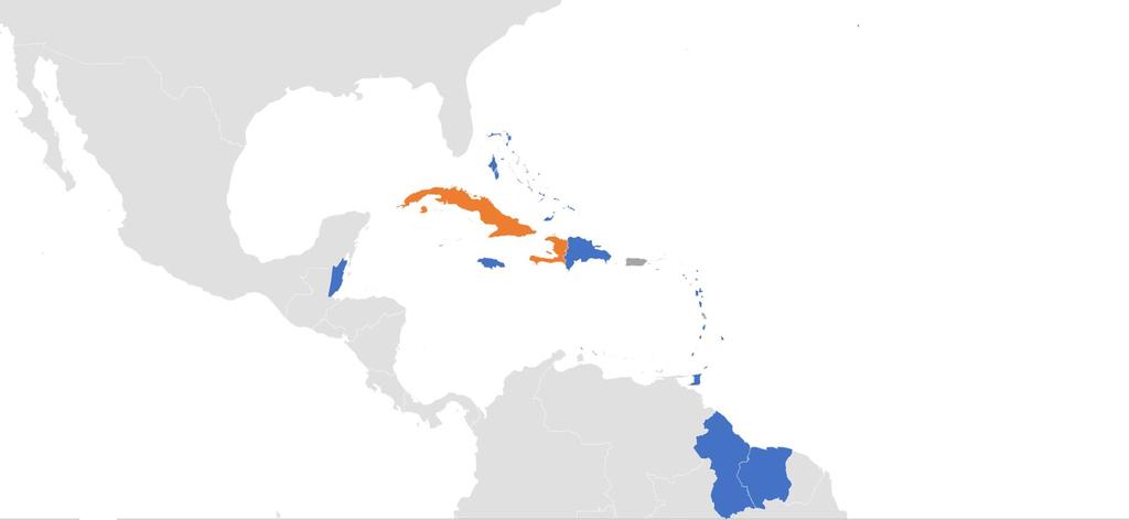 2000 2007 2011 2012 2018 2004 2014 1996 Saint Vincent and the Grenadines 1996 2015 2016 2017 2000 Dominican Republic 2004 Montserrat (draft) 2007 Antigua and Barbuda 2011 Barbados 2011 Cayman Islands