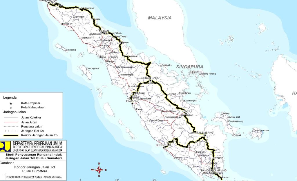 Economic Corridor 3: Banda Aceh Medan Pekanbaru Palembang Economic Corridor Existing Road Planned Highway Medan - Aceh