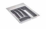 ACCESSORI PER CASSETTI ACCESSORIES FOR DRAWERS Portaposate in plastica per cassetto Plastic cutlery canteen for drawer CODICE / CODE No.
