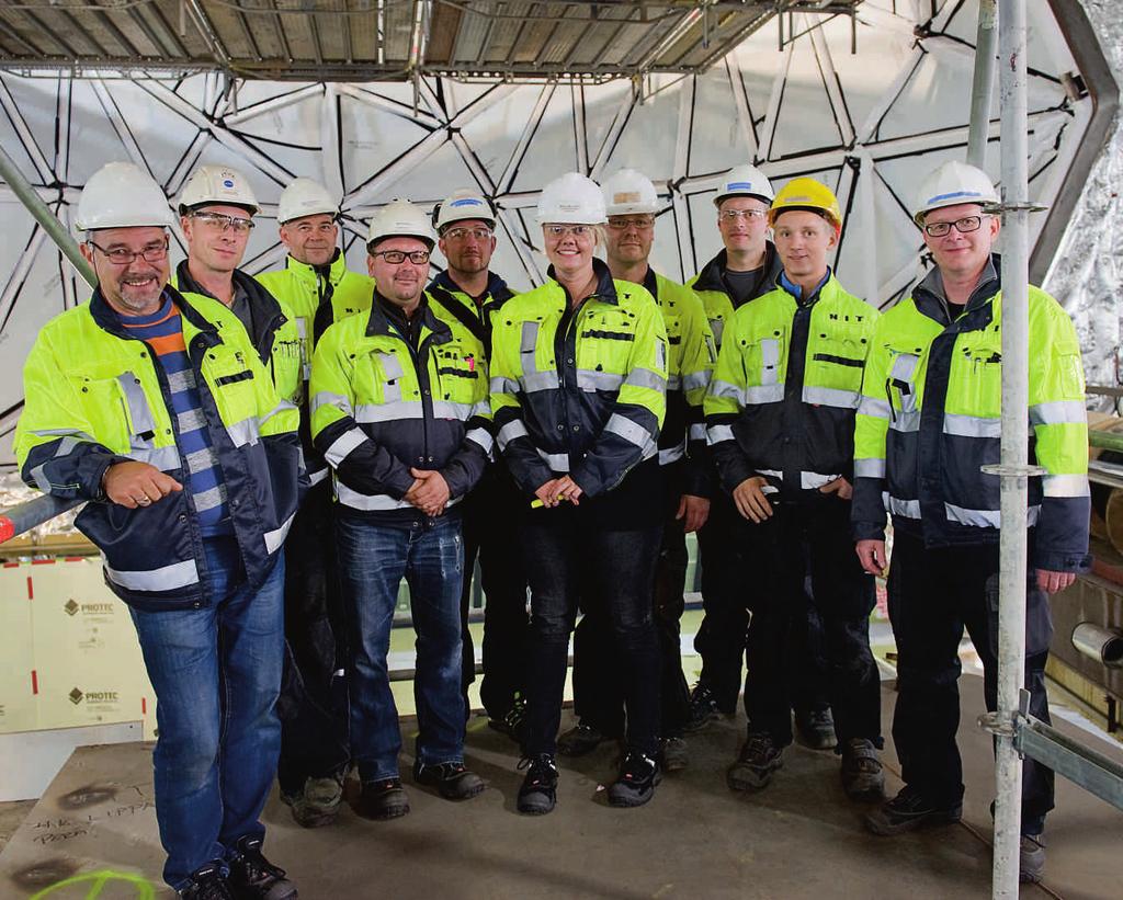So, here we are: a team of Finnish shipbuilders.