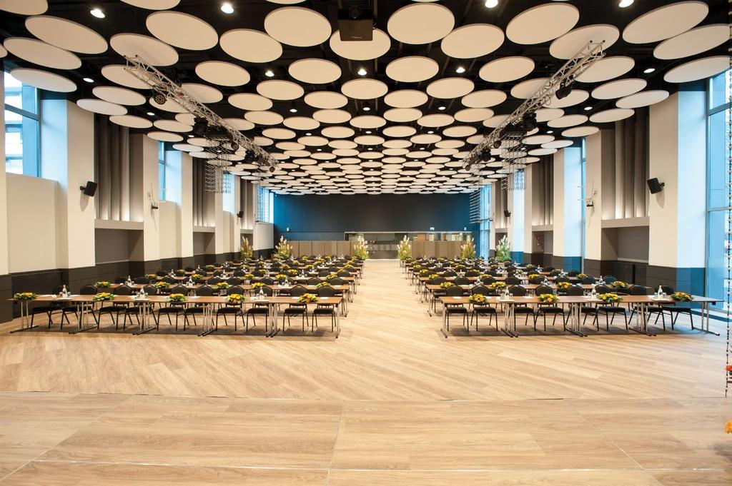 JŪRMALA HALL ROOM CAPACITY (PERSONS) Impressive rectangular space with contemporary décor delights with modern design elements and large windows on both sides, the Jūrmala Hall venue is our modern