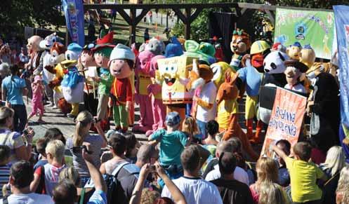 Ive Veľký festival maskotov 8. septembra pritiahol do ZOO rekordný počet 7200 návštevníkov.
