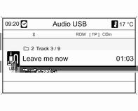 Infotainment sistem 157 Reprodukcija memorisanih audio fajlova Navi 600 MP3 plejer / USB fleš memorije ipod Funkcije ipod-a Pritisnuti CD/AUX dugme jednom ili više puta za aktiviranje audio USB