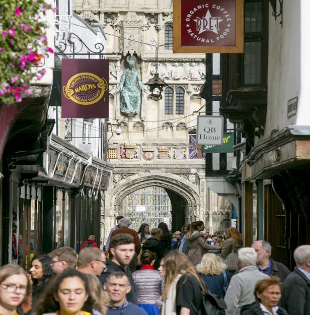 DEMOGRAPHICS Canterbury has the largest district population in Kent at 149,100 (ONS).