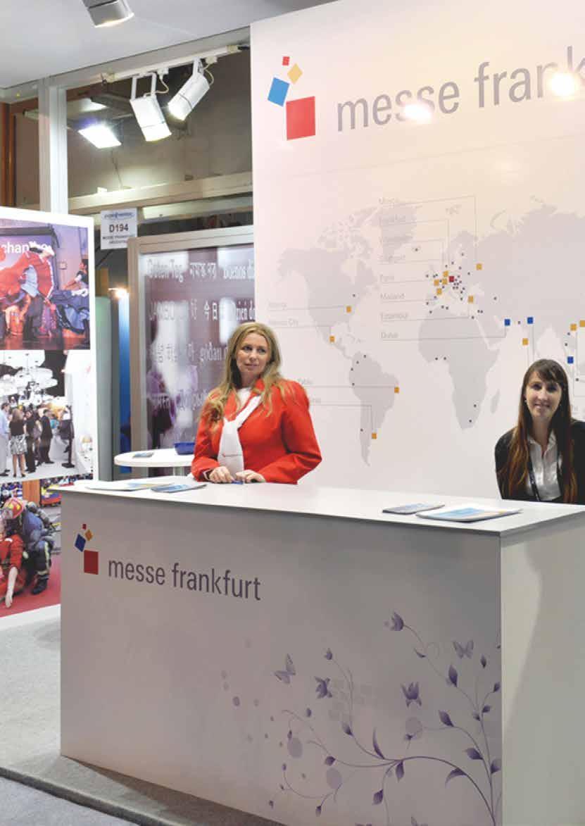 An international organizer with new spirits From 2003, Messe Frankfurt Argentina is the subsidiary of Messe Frankfurt GmbH in Latin America and it represents Bolivia, Brazil, Chile, Paraguay and
