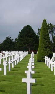 This is the last resting place of 9,387 young soldiers who were killed in 1944 during the Battle of Normandy Possibility to sing the American national