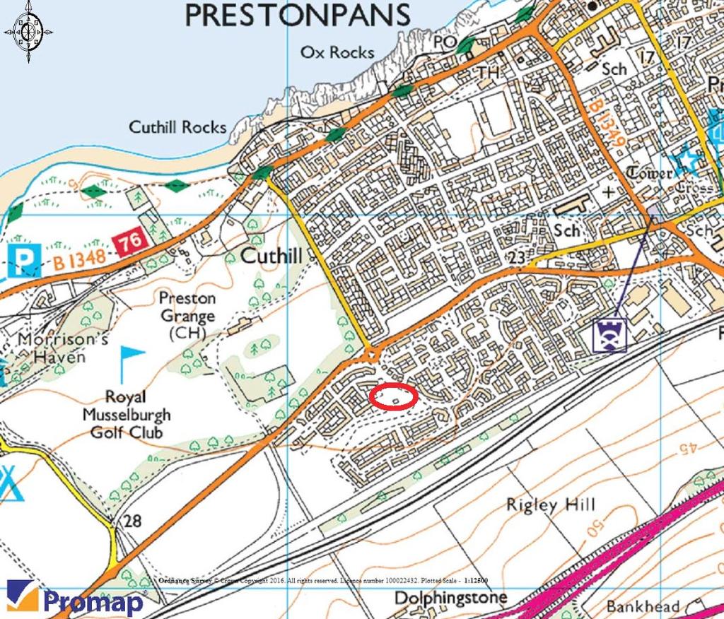 Edinburgh city centre is located approximately 13 km west of Prestonpans with many other central belt and East Lothian settlements within a commutable distance.