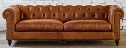 CARLYLE ROLLED ARM CHESTERFIELD 6926-03 (Standard) / 6926-03D (Deep) Standard: W 240cm x D 105cm x H 85cm Deep: W 240cm x D 110cm x H 85cm Standard: OLD SADDLE - NUT (OLS1501) 4 Standard: ISADORA -