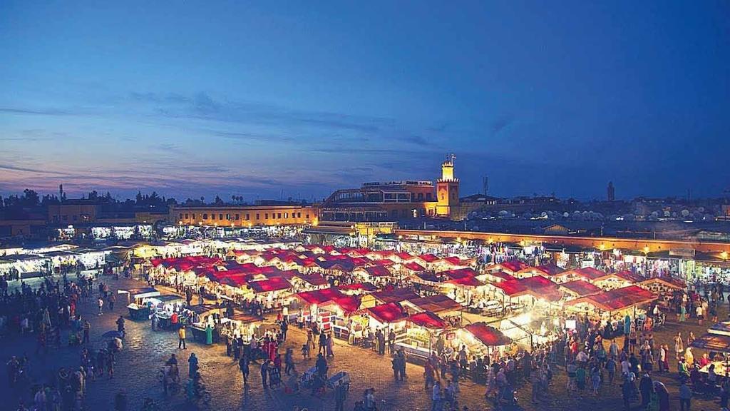 ABOUT MOROCCO Its location at the intersection of Europe and Africa make Morocco a real crossroads bordered by the waters of the Mediterranean and open to the vast stretches of the Atlantic Ocean.