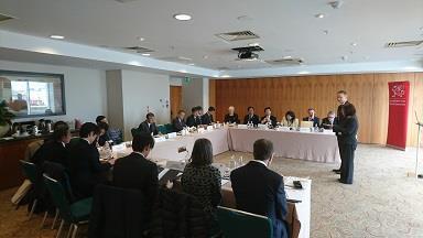 business mission to Osaka next Autumn. The delegation also held informal talks with Mr.