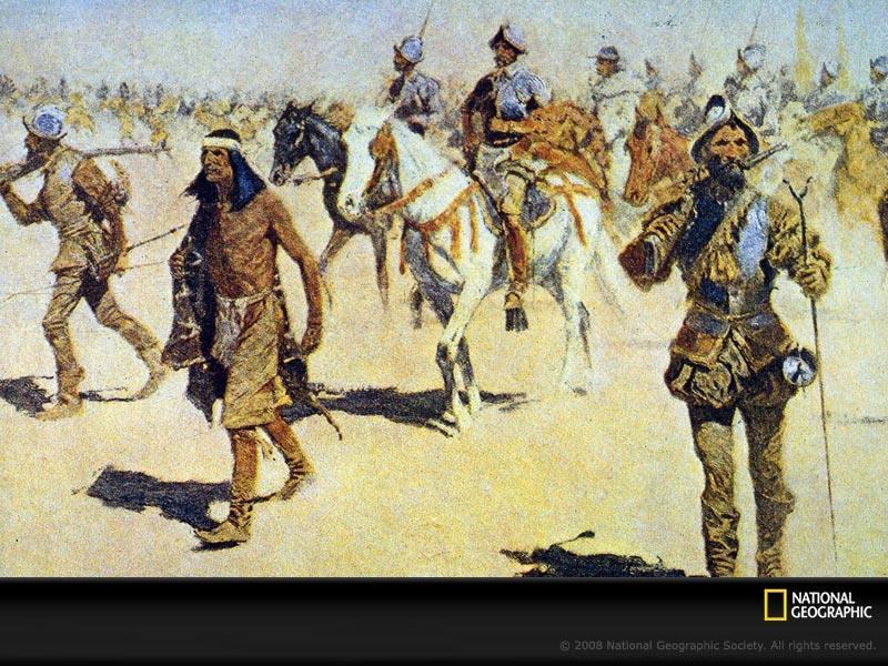 1540 Now a huge expedition to Cibola was assembled led by a 29 year old, blond hair, blue eyed Spaniard.