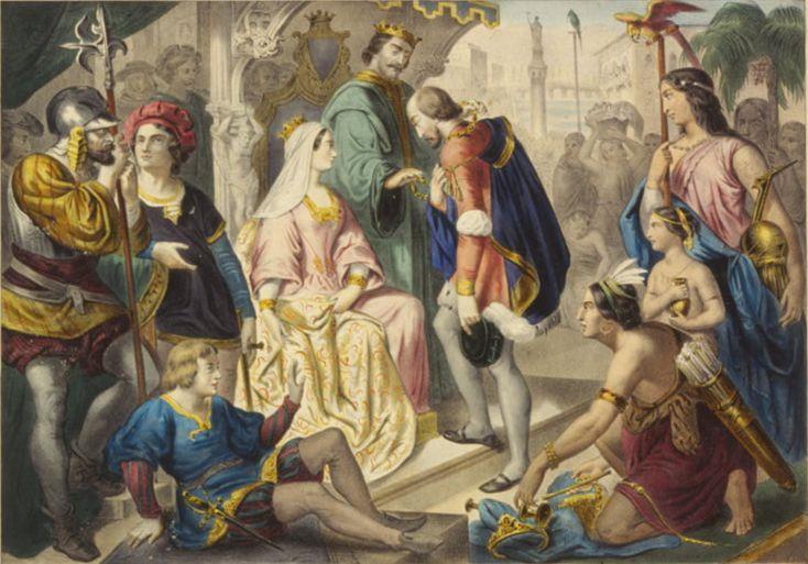 Cristoforo Cristobol, Colombo Colón (Christopher Columbus), born in Genoa, Italy