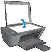 Skeniranje na računalo Da biste skenirali na računalo, HP Deskjet 1510 series i računalo moraju biti povezani i uključeni. Skeniranje jedne stranice 1. Umetnite izvornik. a. Podignite poklopac pisača.