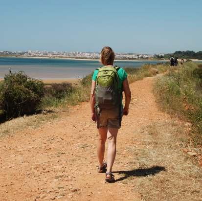 WEST ALGARVE - LAGOS SELF-GUIDED WALKING TOUR The programmed walks are designed to offer a good mix of coastal and inland scenery, so that you too can discover the huge welcoming heart of the Algarve.