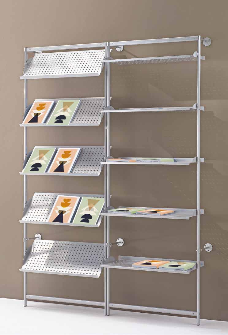 DISPLAY WITH SHELVES - Resistant and easy
