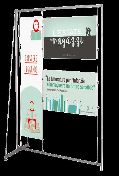 DISPLAY WITH TRIANGLE h 195 or 235 cm It s a free-standing