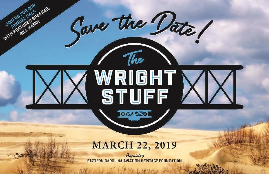 Be a part of this wonderful evening, as we go back in time to the year 1903 with the Wright Brothers as they take that famous flight which impacted our world forever.