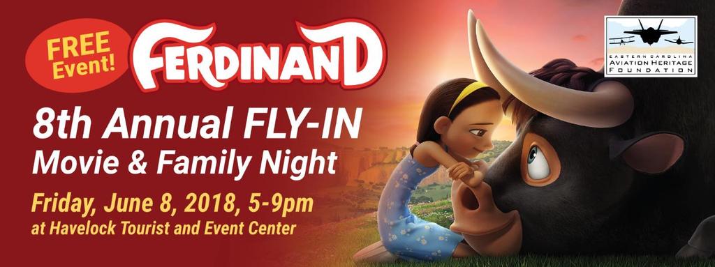 2018 Family Fly-In and Movie Night Friday, June 8, 2018