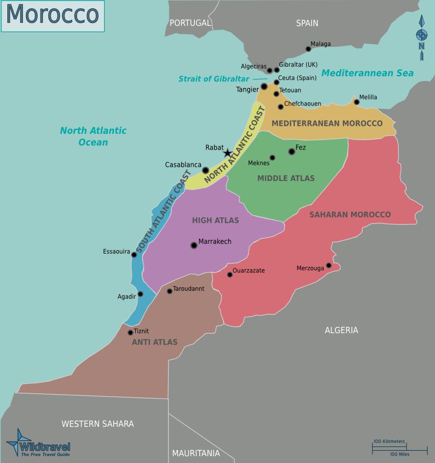 Our Itinerary & the Geography of Moccoco Our itinerary goes beyond the traditional Imperial Cities or Land & Sea tours! Arrive in the city of Tangier in Mediterranean Morocco.