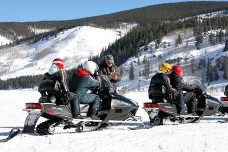 MINIMUM NUMBERS & INSURANCE All guided tours have a minimum of 2 snowmobiles or 4 paying adults for snowcoach tours.