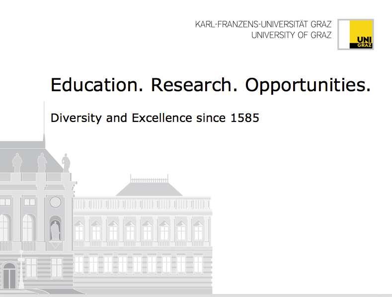 Education. Research. Opportunities.