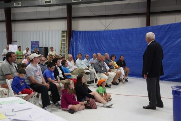 Tours of the Airport followed the presentation and discussion in the hangar. Over 70 people attended the open house.