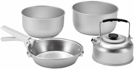 ACCESSORIES 100 COOK SETS A range of cookware and utensils catering for a very broad range of uses.
