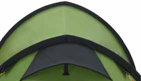 STAR 100 27 EXPLORER Front and rear ventilation Small, simple and stable; this tent is lightweight with a very small pack size making it