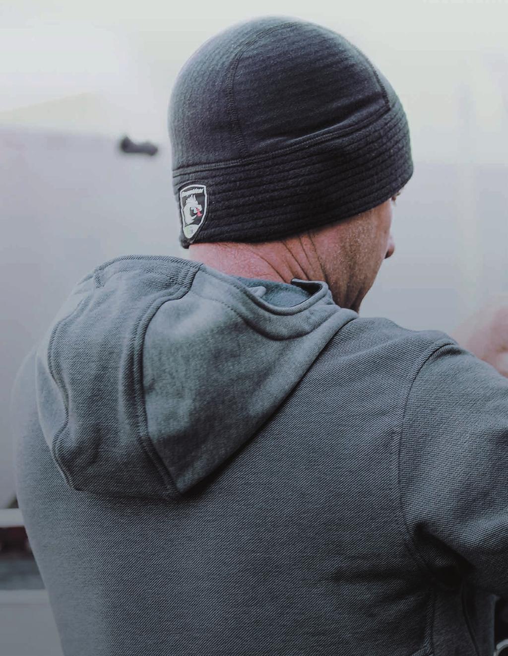 ACCESSORIES LIVEWIRE BEANIE Our Livewire Beanie provides lightweight warmth and is designed to be worn comfortably under a hard hat.