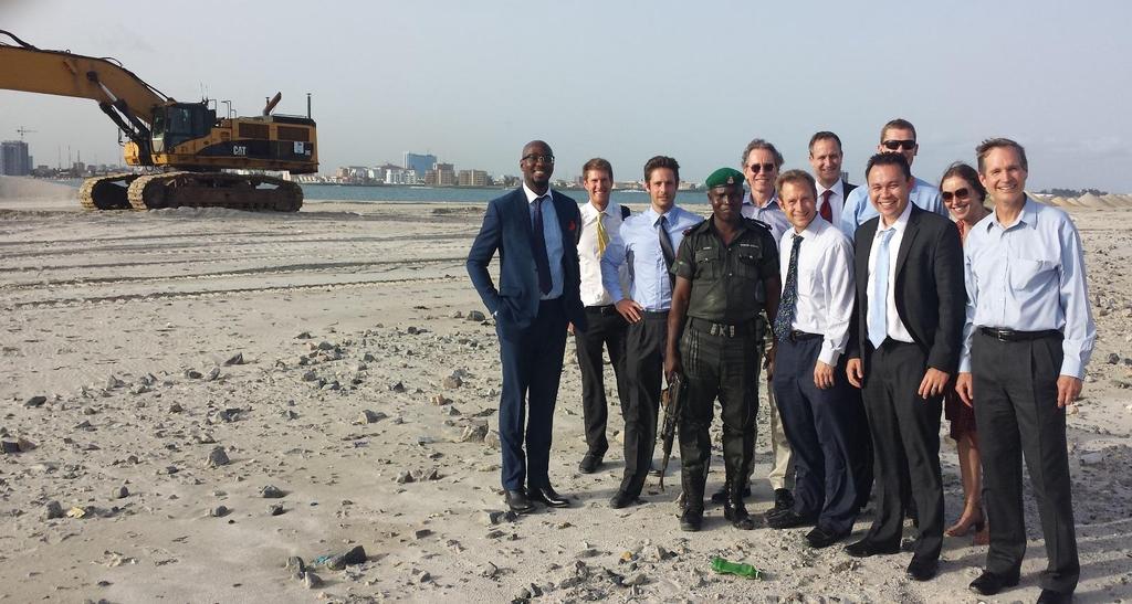 Sub-Sahara investor trip to Eko Atlantic in Lagos Lagos: Lagos is the largest city in Africa with 12 million people.