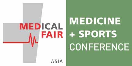 CONCURRENT CONFERENCE The inaugural MEDICINE + SPORTS CONFERENCE ASIA 1 Sep 2016 Marina Bay Sands Singapore An interdisciplinary exchange between international sports medicine experts, professional