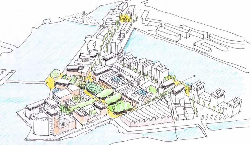 UWTSD SA1 Campus UWTSD has created a vision for the SA1 area located around the Prince of Wales Dock, with strong connections to the city centre.