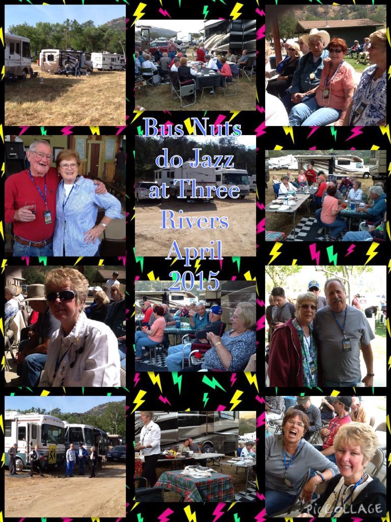 Sue Fuller provided this collage of our Jazzaffair outing with Ursie Fisher as Coordinator.