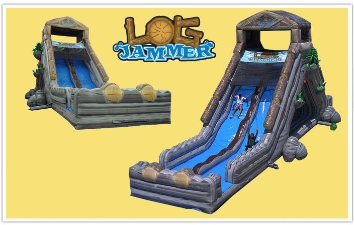 Climb the rugged terrain of logs, boulders and trees as you go for the ride of your life on the Log Jammer!