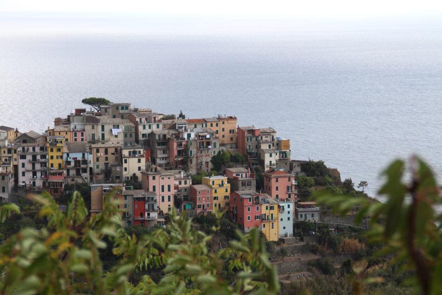 Looking back at the beautiful village of Corniglia. In my opinion, this is one of the must-do hikes that should be on your bucket list. The Cinque Terre oﬀers so much more than just hiking.