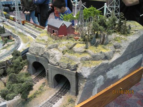 The layout was very detailed with a very interesting track plan.