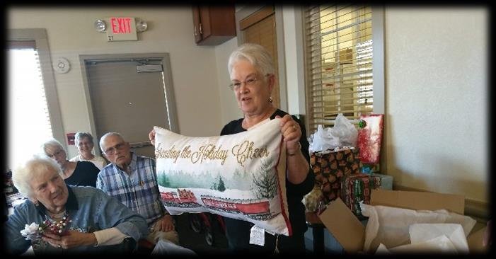 TUCSON GARDEN RAILWAY SOCIETY GENERAL MEETING November 10, 2018 Gary & Peggy Martin s Home Janet Mitchell had the first draw Gary and Peggy were thanked for hosting.