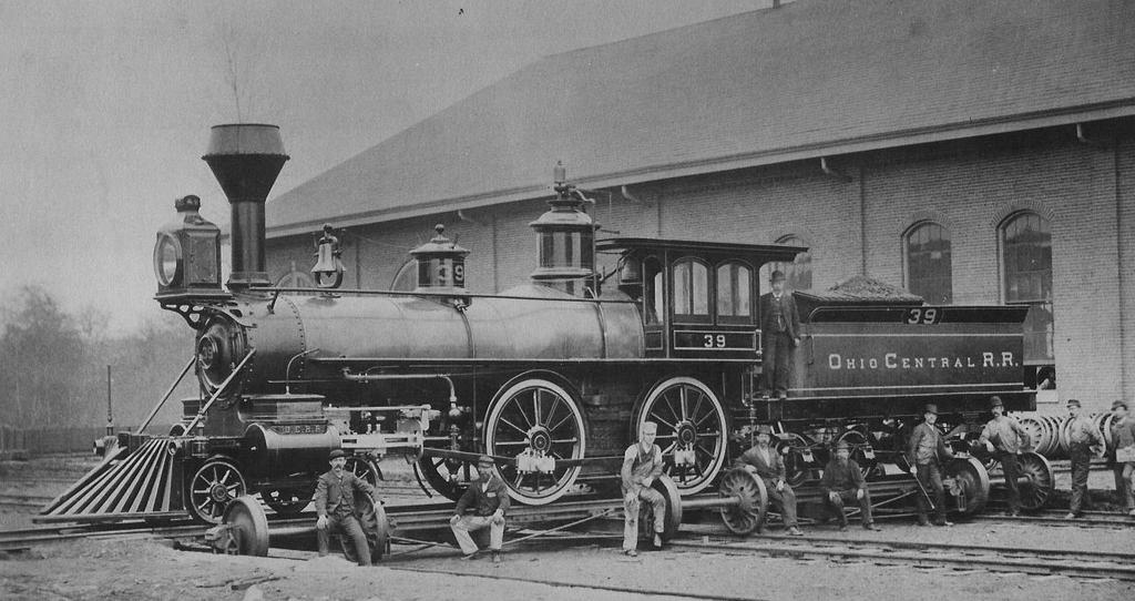 T&OC  Photo 3: 1st engine bult by the Ohio Central