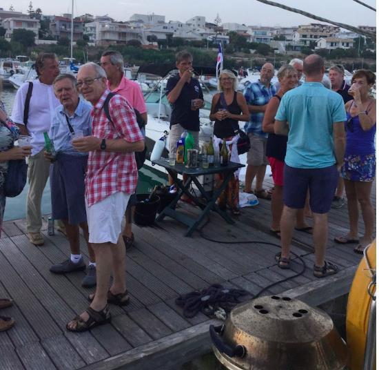 We had three days at the marina, met up with a number of other Cruising Association boats and organised a drinks party for ten boats followed by a meal ashore a great success.