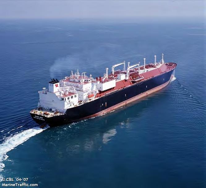 Galicia Spirit, a LNG carrier,
