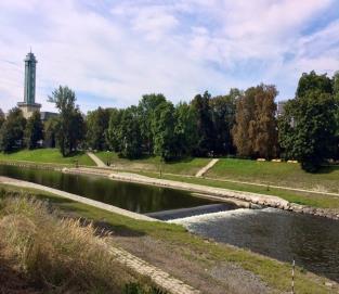 The restoration the river Ostravice in Ostrava One of the judged localities was the river Ostravice in the town of Ostrava the project named revitalizing the river Ostravice took place here.