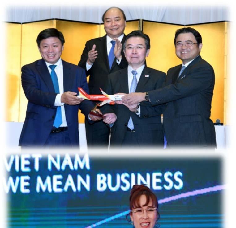 Typical events of the Q3 2018 Announced three new routes to Japan at Tokyo ceremony during official visit of Vietnam PM Nguyen Xuan Phuc.