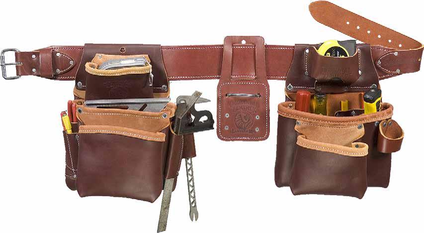 Designed by and for the professional builder, this traditional belt set is fine tuned for optimum efficiency and comfort.